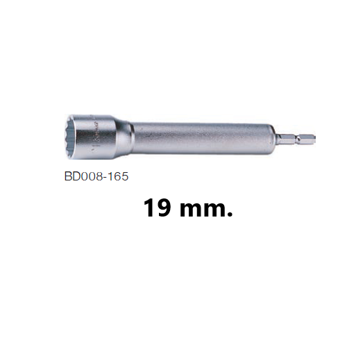 SKI - สกี จำหน่ายสินค้าหลากหลาย และคุณภาพดี | KOKEN BD008-1000-17 ลูกบ๊อกซ์ 12P(มิล) สำหรับถอด-ใส่น็อตกับสตัด 1000mm.x17mm. ใช้กับไขควงไฟฟ้าแกน 1/4นิ้ว